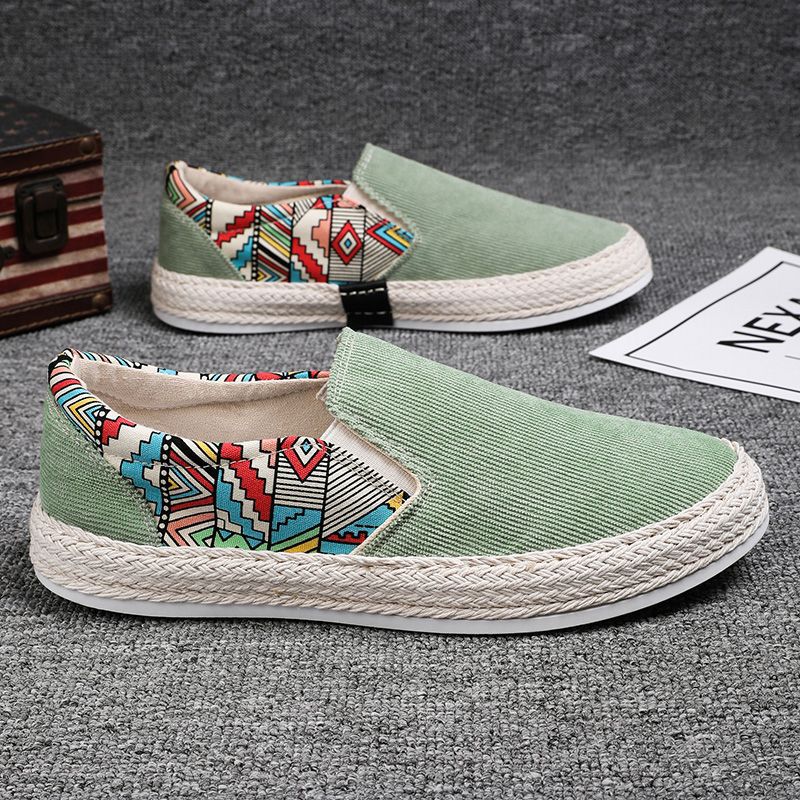 Men's Live Broadcast Slip-on Cloth Summer Breathable Loafers