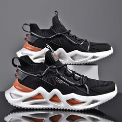 Men's Spring Blade Trendy Running Breathable Lace Sneakers