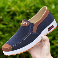 Versatile Men's Cloth Tendon Sole Breathable Canvas Shoes