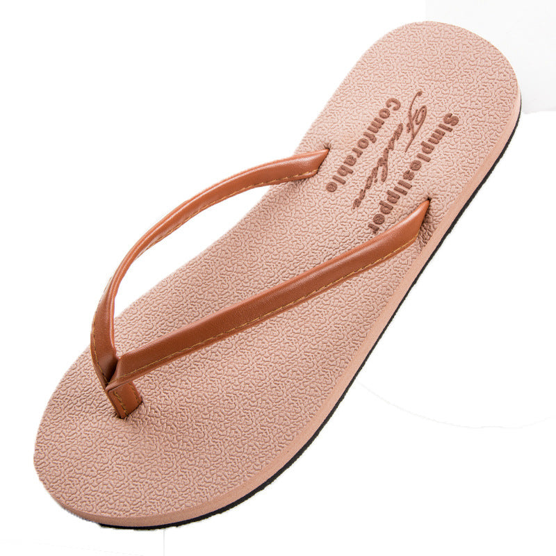 Women's & Men's Outwear Waterproof Couple Flip Flops