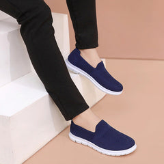 Zapatos casuales de verano sin cordones y suela suave de corte bajo para hombre