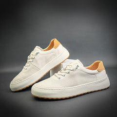 Innovative Slouchy Casual Men's White Sneakers