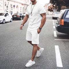 Short-Sleeved Shorts Suit Sports Casual Suit