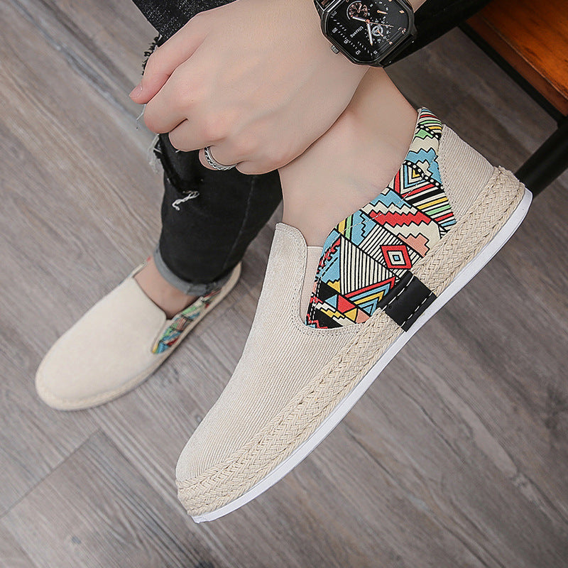 Men's Summer Fisherman Skate Slip-on Lazy Cloth Sneakers