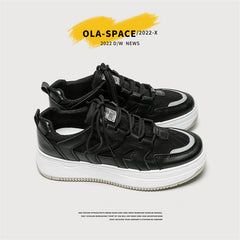 Men's Fashionable Style White Versatile Korean Sneakers