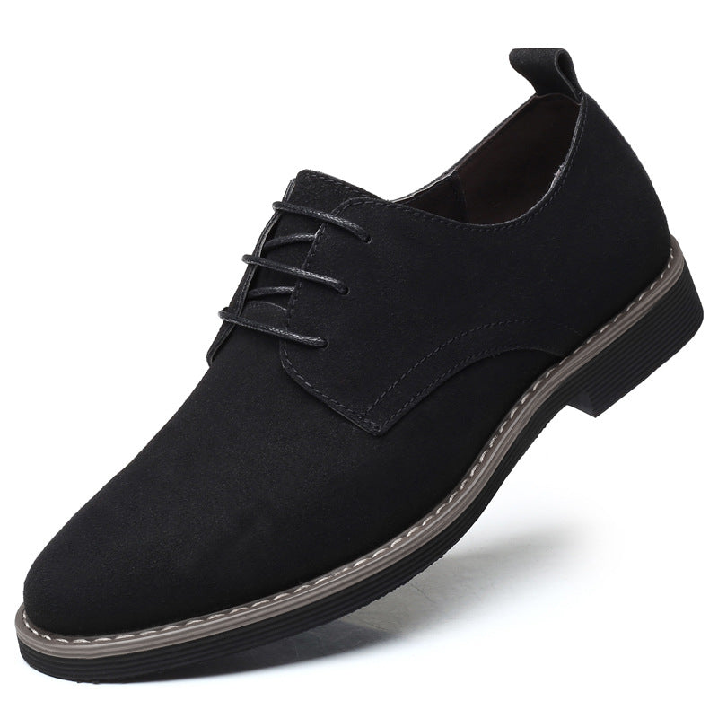 Hermosos zapatos casuales clásicos de gamuza para hombre