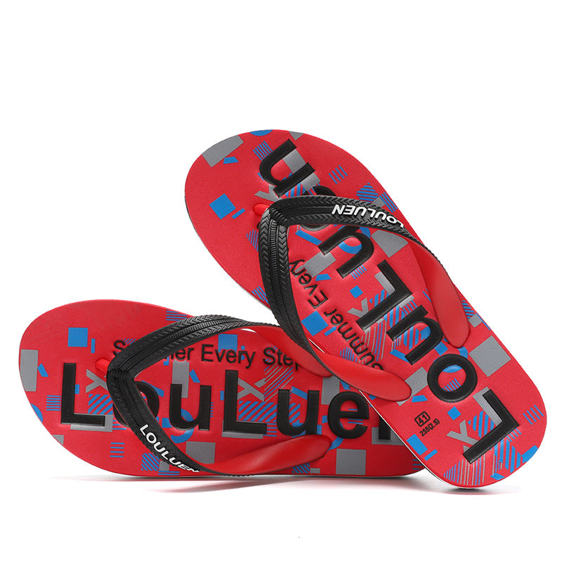 Elegante Herren Gummi Flip-Flops Outdoor Sommer Flip Flops