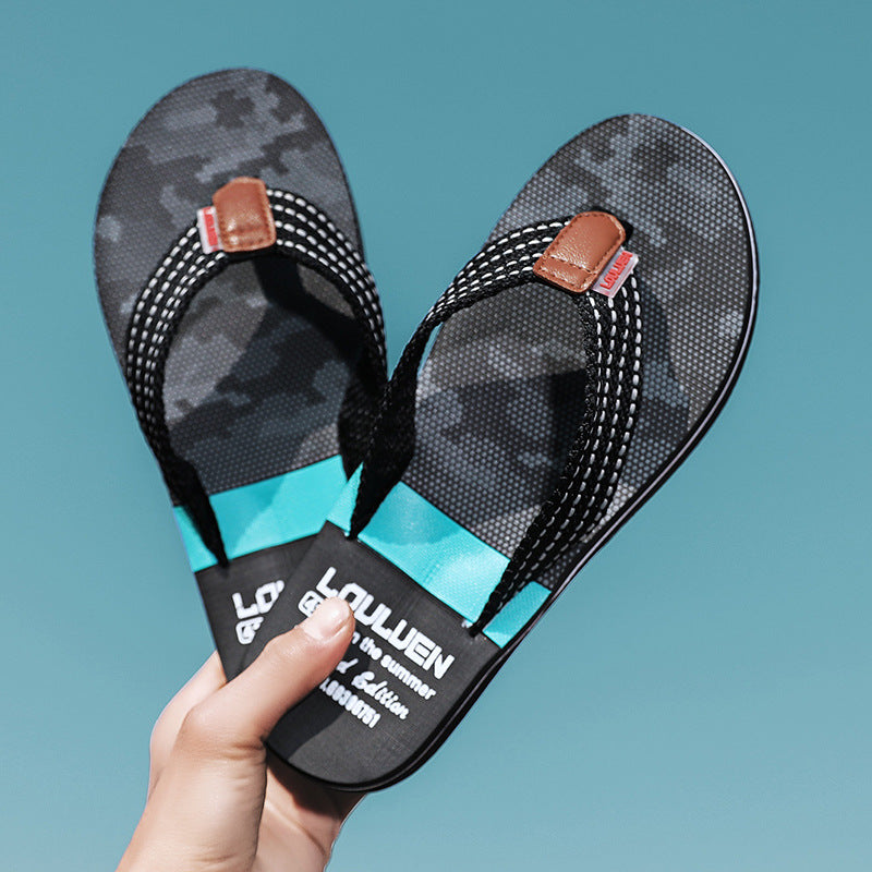 Herren Sommer rutschfeste Outdoor Flip-Flops Strand Flip-Flops