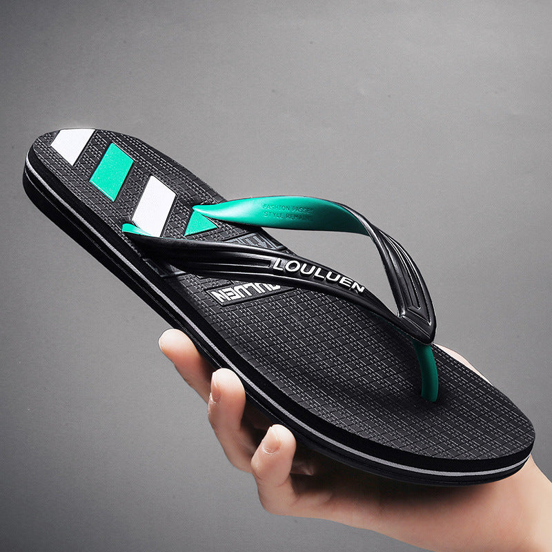 Hermosas y elegantes chanclas para hombre, ideales para la playa y el aire libre.