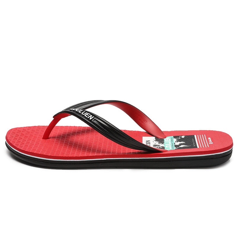 Trendy Unique Men's Beach Flip-flops Outdoor Flip Flops