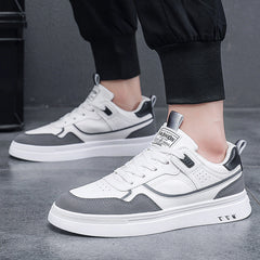 Elegant Men's Board White Lightweight Sneakers