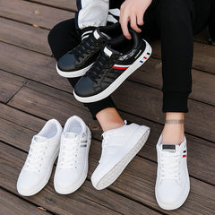 Graceful Elegant Men's Summer White Sneakers