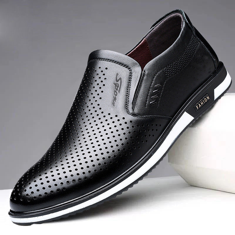 Hermosos zapatos formales de cuero para hombre