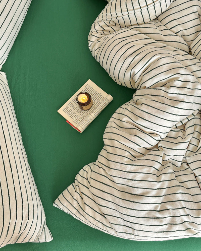 Camille French Polka Dot Bedding Set - Gray Dots