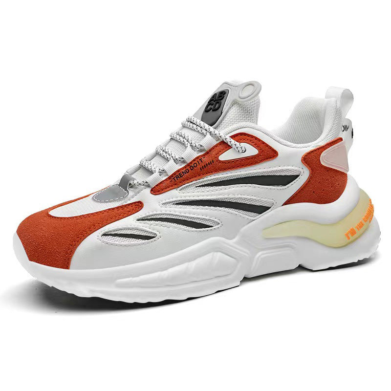 Men's Summer Sports Middle School Breathable Clunky Sneakers