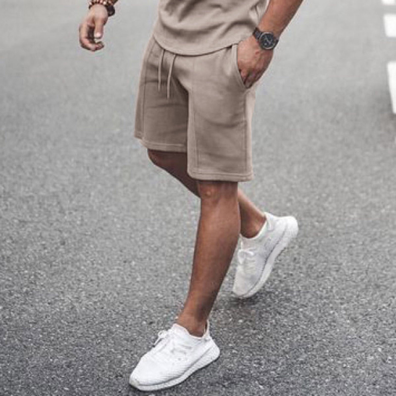 Short-Sleeved Shorts Suit Sports Casual Suit