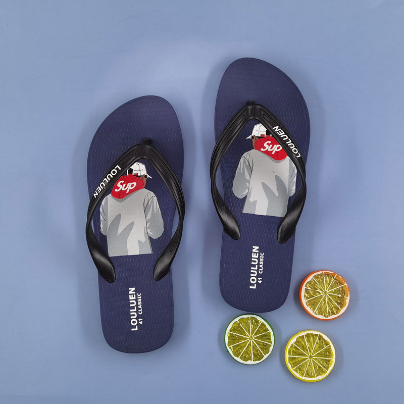 Men's Summer Outdoor Flip-flops Couple Beach Flip Flops