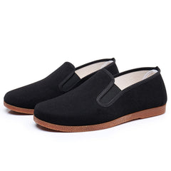 Men's Old Beijing Cloth Tendon Bottom Pumps Canvas Shoes