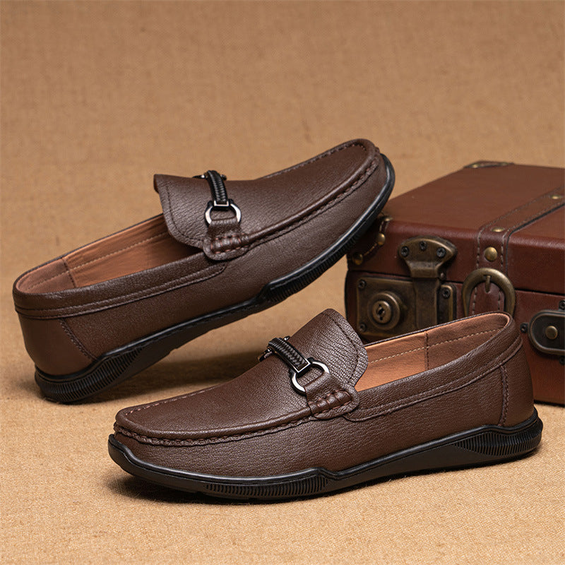 Atmungsaktive, trendige First-Layer-Loafer aus Rindsleder für Herren von Tods für den Sommer