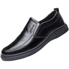 Herren Pure Black für Slip-on Lazy Soft Bottom Casual Schuhe