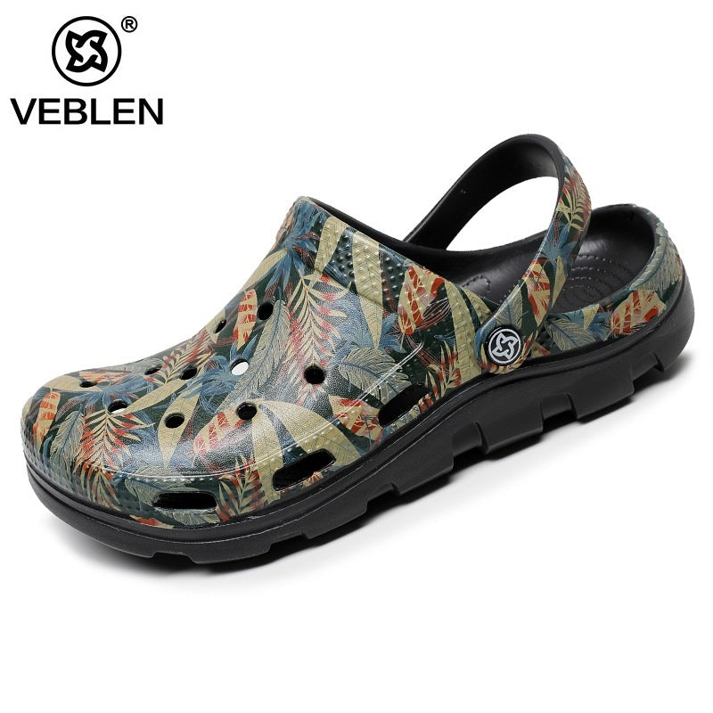 Herren Loch Sommer Dicker Boden Für Outdoor-Sandalen