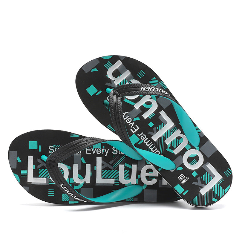 Elegante Herren Gummi Flip-Flops Outdoor Sommer Flip Flops