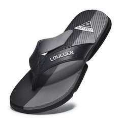 Chanclas de suela gruesa para hombre, para playa y exteriores, para el hogar