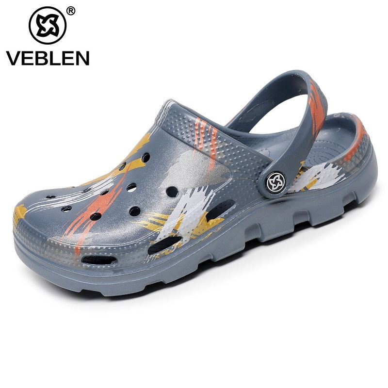 Herren Loch Sommer Dicker Boden Für Outdoor-Sandalen