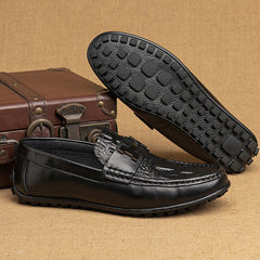 Innovative Herren-Frühlingspumps Driving British Loafers