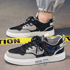 Men's Summer Breathable Mesh Panel Popular Trendy Sneakers