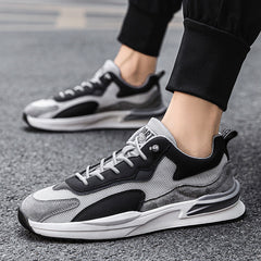 Herren-Sneakers mit erhöhter Sohle, atmungsaktiv, klobig, koreanischer Stil, trendig