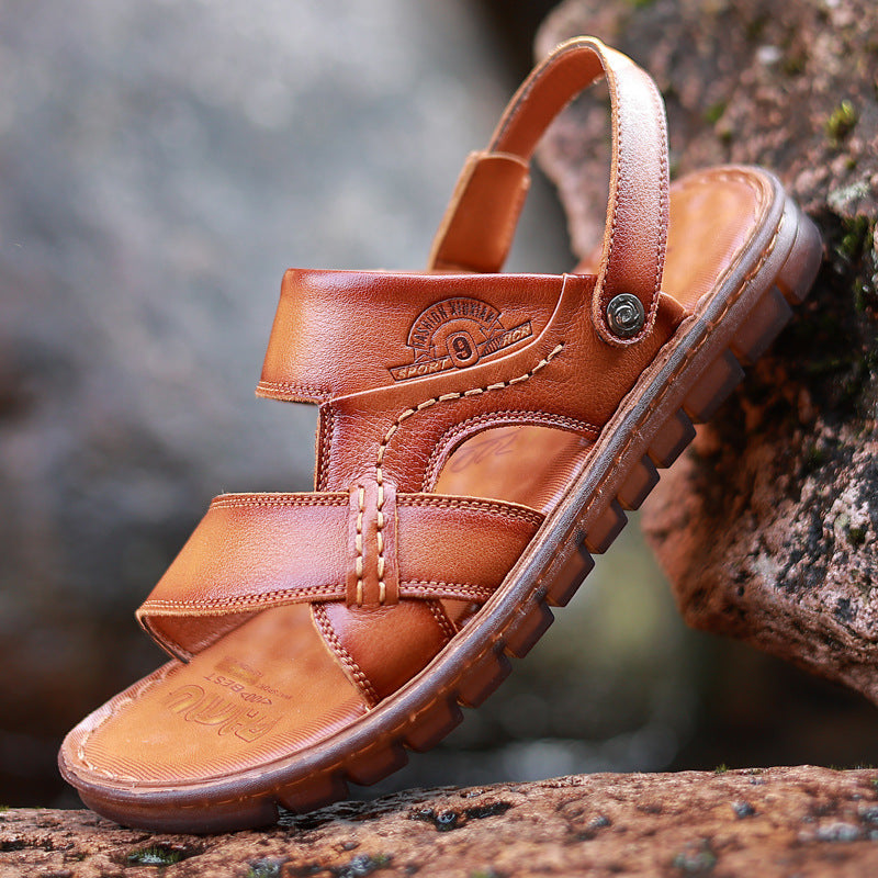 Sandalias de playa gruesas y transpirables para hombre, únicas