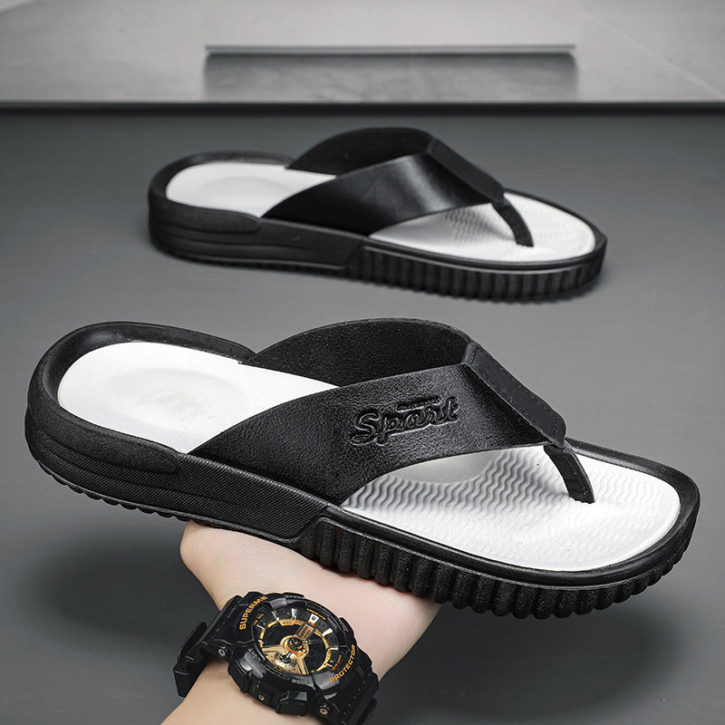 Men's Korean Beach Surface Plus Size Trend Slippers