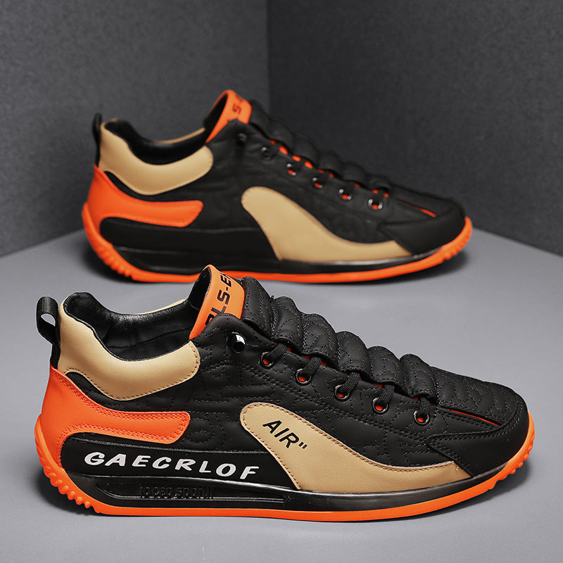 Graceful Men's Flat Breathable Trendy Sneakers