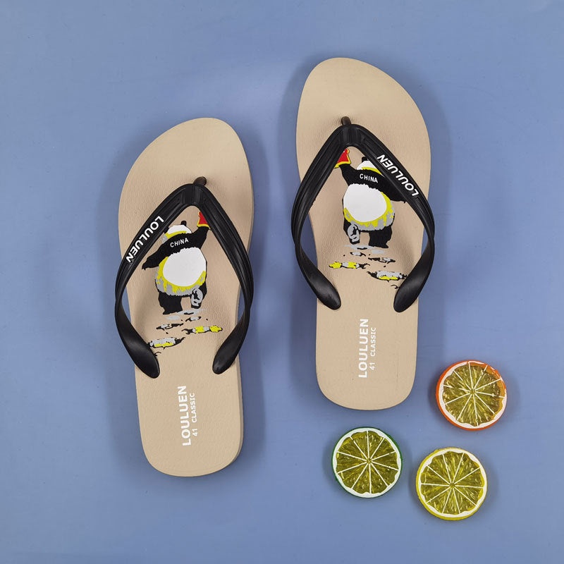 Men's Summer Outdoor Flip-flops Couple Beach Flip Flops