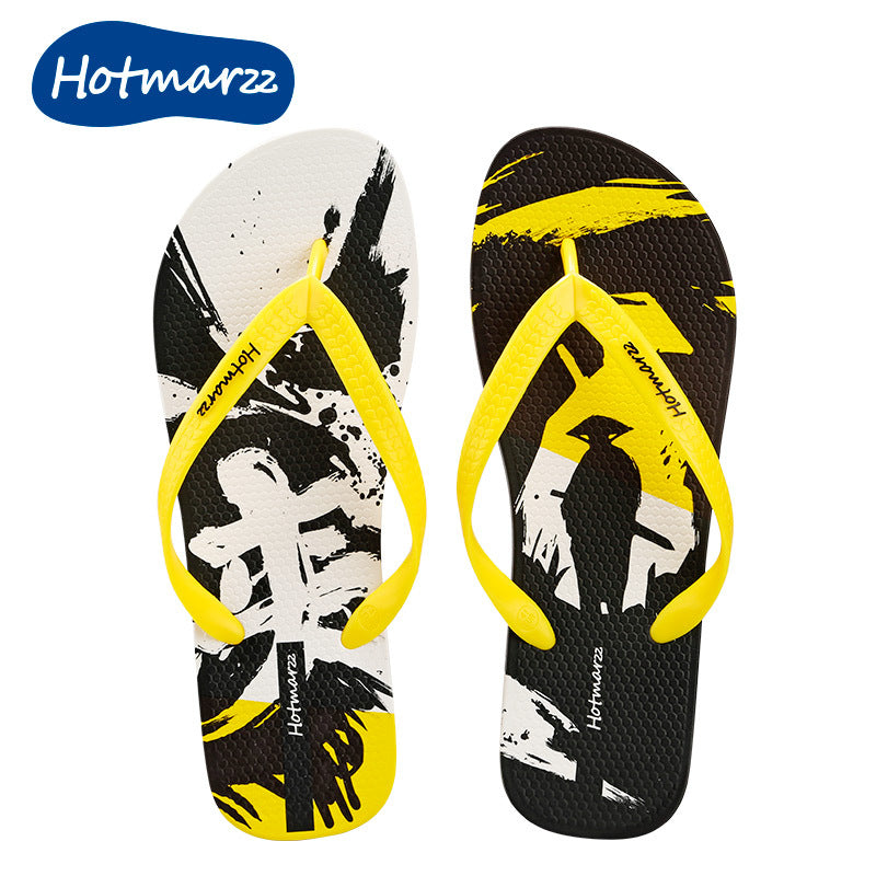 Charmante Hübsche Herren Coole Outdoor Shopping Flip Flops