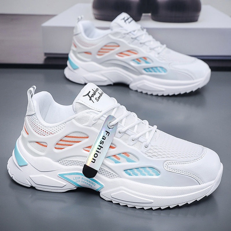 Men's Sports Korean Style Trendy Clunky Resin Sneakers