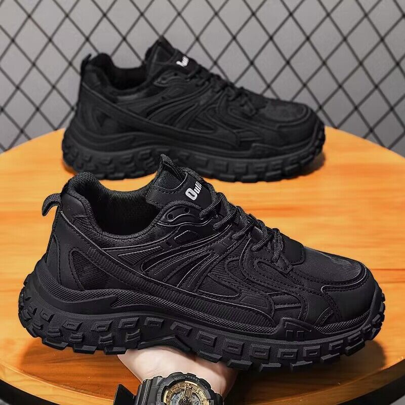 Men's Mesh Construction Site Sports Daddy Sneakers