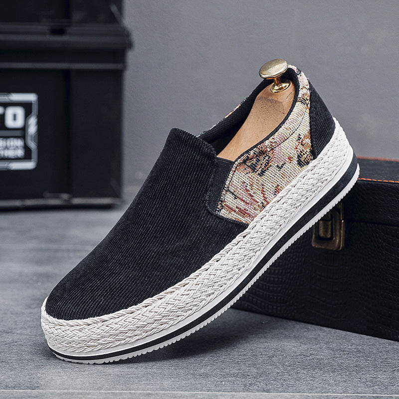 Men's Summer Breathable Soft Bottom Slip-on Board Men's Shoes