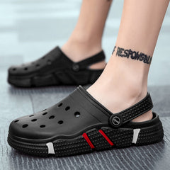 Men's Hole Trendy Outdoor Wear Personality Slippers