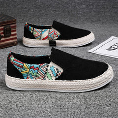 Men's Live Broadcast Slip-on Cloth Summer Breathable Loafers