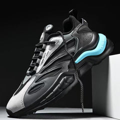 Men's Summer Sports Middle School Breathable Clunky Sneakers