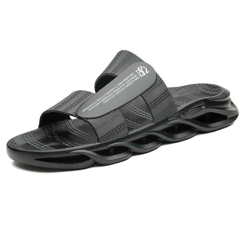 Men's Outwear Driving Fashionable Rubber Platform Flip Flops