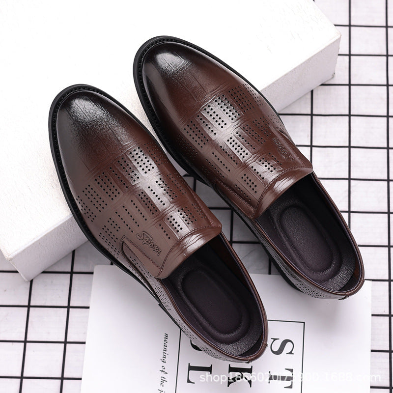 Beautiful Men's Summer Business Genuine Formal Sandals