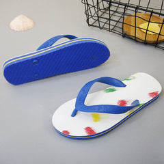 Chanclas de playa de verano a juego con colores cangrejo para mujer y hombre