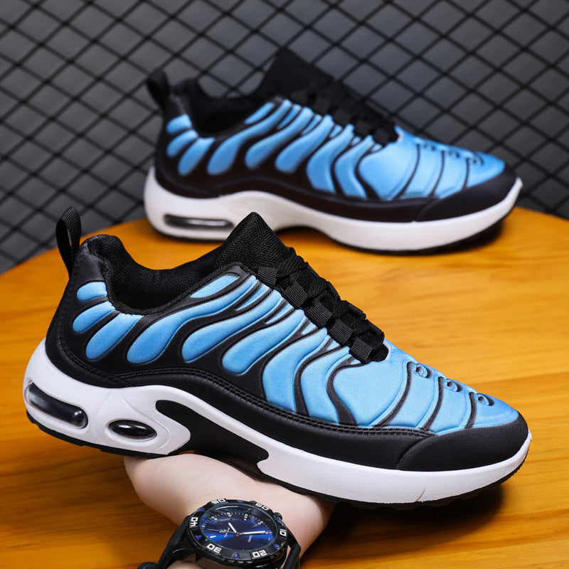 Men's Spring Breathable Mesh Lace Running Fashionable Sneakers