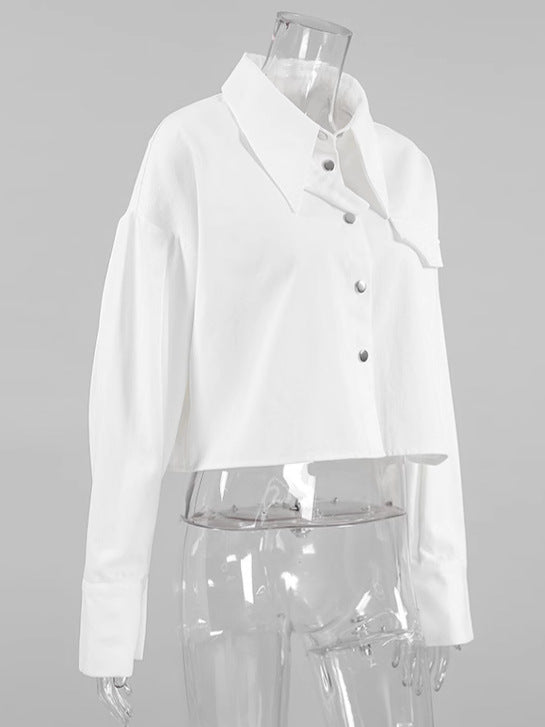 Loose Commuter Long-Sleeved Shirt