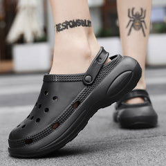 Men's Outdoor Hole Summer Thick Sole Increased Sandals