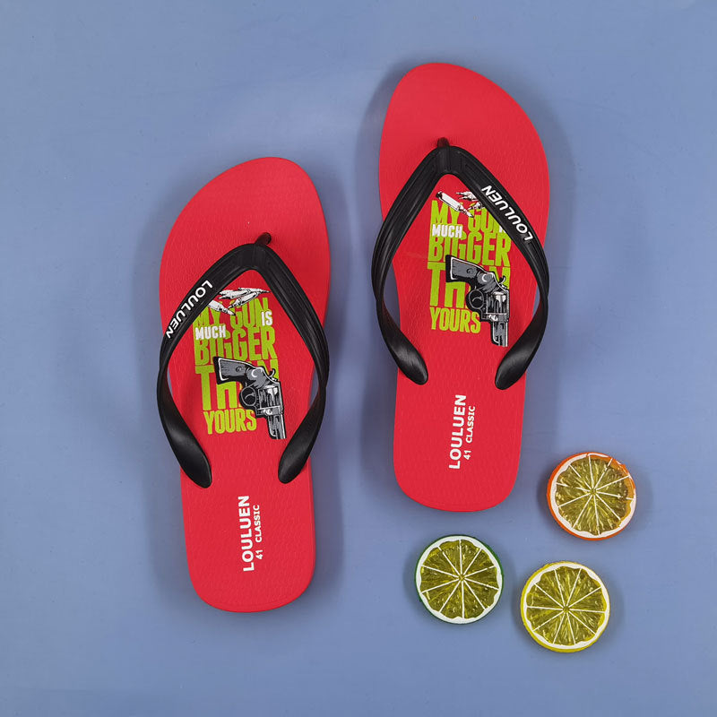 Men's Summer Outdoor Flip-flops Couple Beach Flip Flops