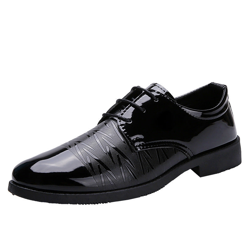 Men's Business Formal Wear Green Wedding Best Leather Shoes